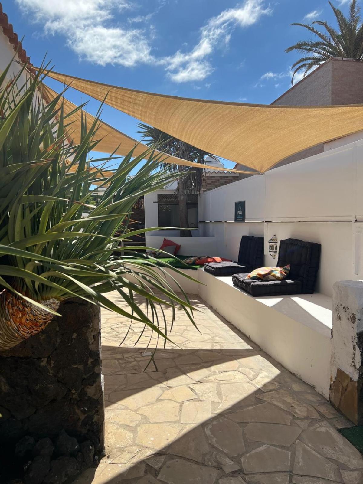 Pura Vida Surf Camp & School Hostel La Oliva Ngoại thất bức ảnh